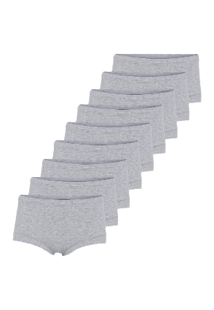 JBS of Denmark Bambu, Maxi Brief, 9-pack, Svart Badkläder Dam Grå XS