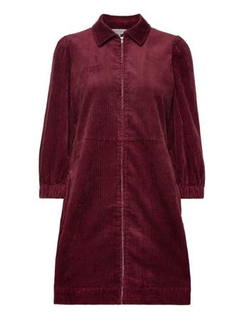 Eyvorpw Dr Dresses Shirt Dresses Burgundy Part Two