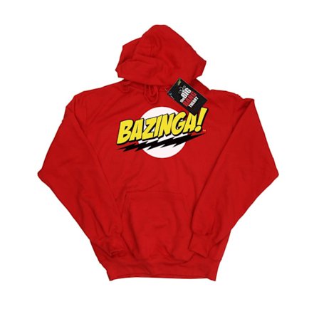 The Big Bang Theory Herr Sheldon Bazinga Hoodie XXL Röd