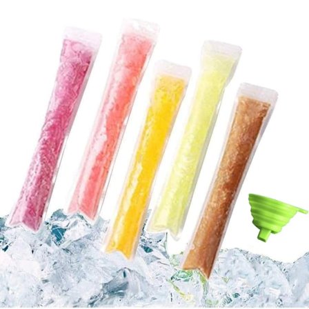 Engangsposer for isformer, for sunne snacks, yoghurt