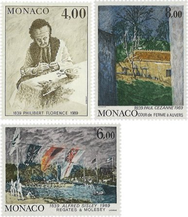 Monaco 1989 - YT 1693-1695 - Postfrisk - Postfrisk