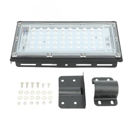 50W LED-gatelys Varmhvit LED-gatelampe Utendørs Vanntett Gårdslys 180-240V