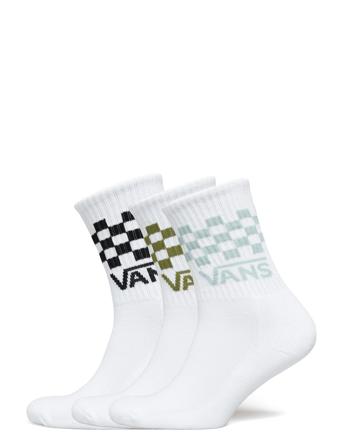 Classic Check Crew Sport Women Sport Clothing Sport Socks White VANS