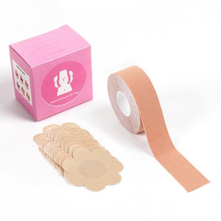 Bryststropp BH Selvhheftende Usynlig Bryst Stroppeløs, Lim