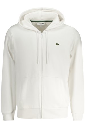 Lacoste Felpa Con Zip Uomo Bianco
