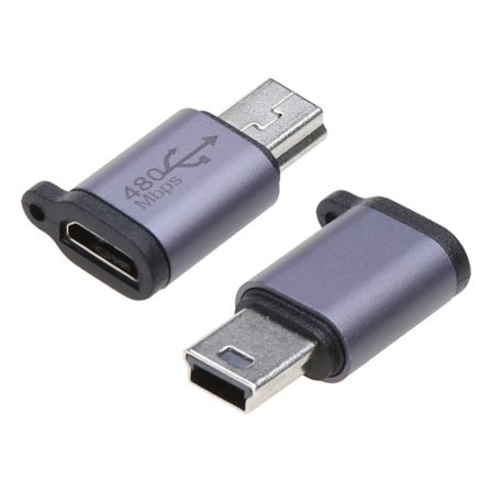 Usb-C till Micro USB Adapter Typ-C hona till mikro USB hane-omvandlarkontakt
