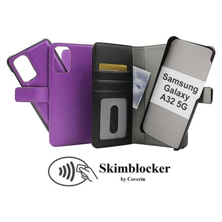 Skimblocker Magnet Fodral Samsung Galaxy A32 5g (a326b) Svart