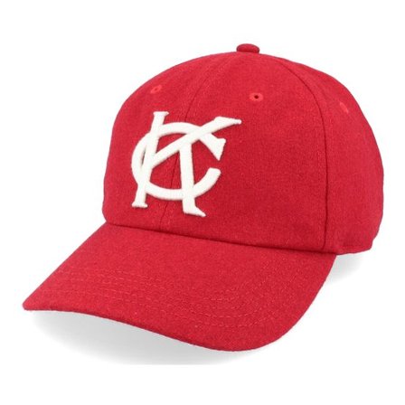 American Needle - Röd unconstructed Keps - Kansas City Monarchs Archive Legend Red Dad Cap @ Hatstore