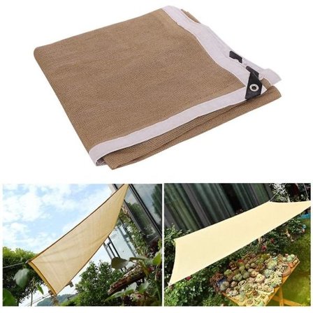 Beige solskyddsnät balkong solskyddsnät (200*250cm)