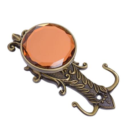 2 kpl Koukut, Kristalli Seinätakki Hattu Ripustinpidin, Verhonpidikkeet, Tupsu Pyyheripustin (Syaani)