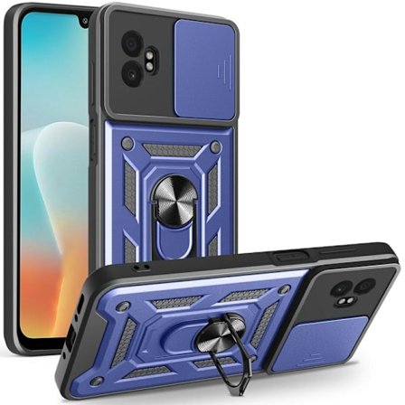 Samsung Galaxy XCover 7 Pro Case with ring holder - Blue