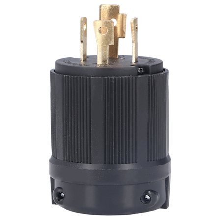 Låsbar Plugg PA66 Plast Messing 4 Hull Generator Plugg Kobling for Tørketromler 30A 277 480V