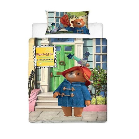 Paddington Bear Friends Enkelt Dynetrekk og Putetrekksett