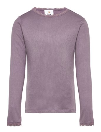 Tnlotus L_S Rib Tee Purple The New