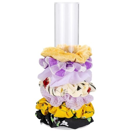 Akryl Scrunchie Holder Stativ Gennemsigtig Scrunchie Display Organizer Hårbånd Smykker Armbånd Display Stativ-FD-