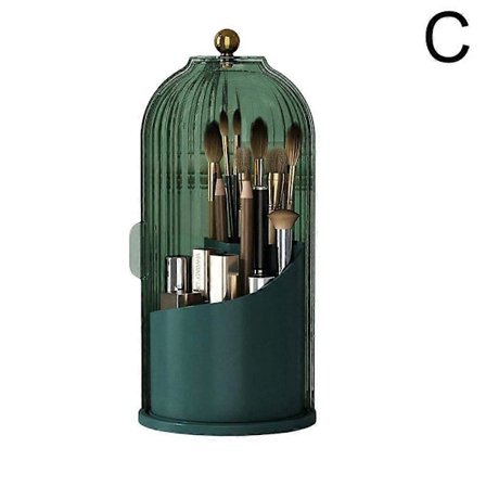 Ny Kosmetisk Børste Oppbevaringsrør Roterende Støvtett Øyenbryn Blyant Oppbevaringsboks