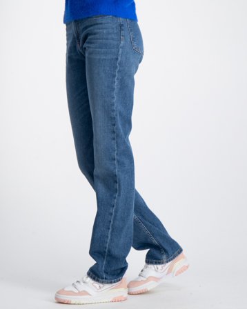 Calvin Klein HR STRAIGHT AUTH DARK BLUE Blau Jeans Mädchen - Kids Brand Store