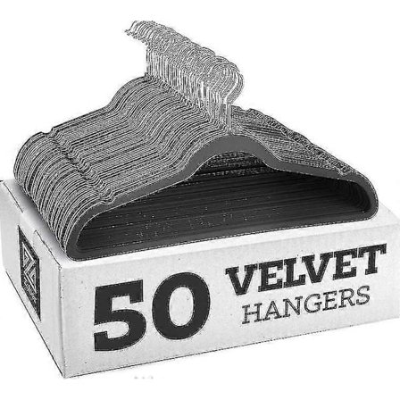 Halkfria sammetsgalgar - Kostymgalgar (10-pack)