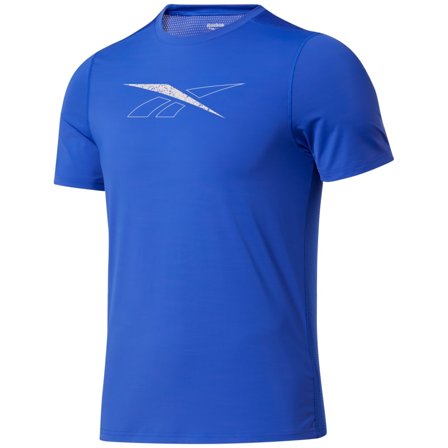 Reebok Men's Workout Ready Activchill T-Shirt Men Short sleeved fitness sweater Blue XXL
