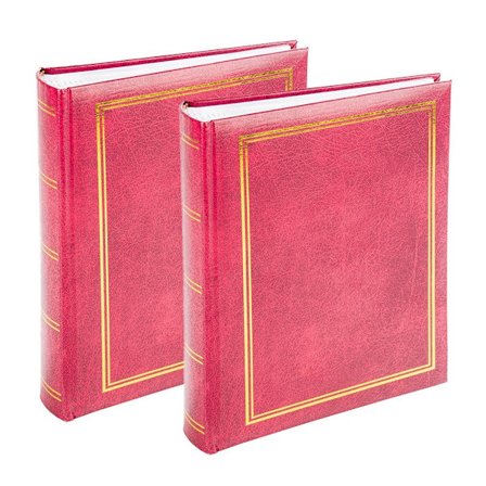 Albumi B 10x15/200M Classic, punainen 2 kpl