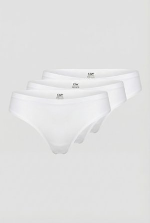 ICANIWILL - Invisible Thong 3-pack White - Dames - sportkleding van ICIW