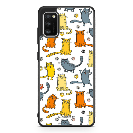 Bjornberry Skal Samsung Galaxy A41 - Kattmönster