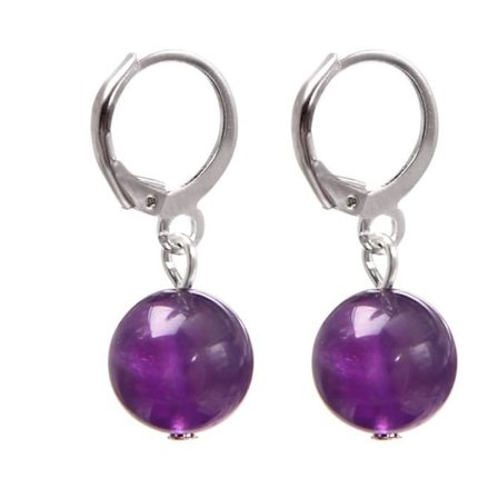 Earrings - Amethyst