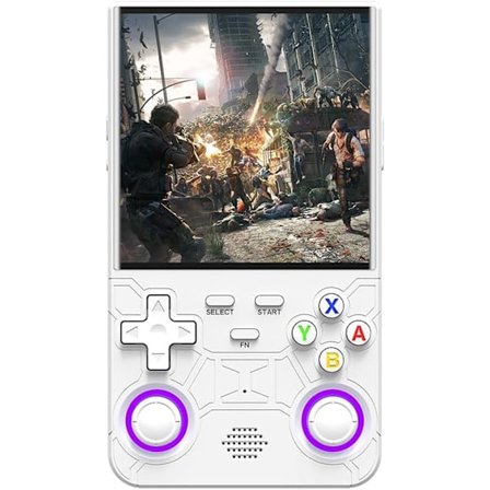 2025 Uusin Malli R36 Ultra Retro Kannettava Pelikonsoli, jossa 64G Sisäänrakennettu 20000+ Peliä, 3000mAh Ladattava, Tuki 20+ Simulaattorille, Lin