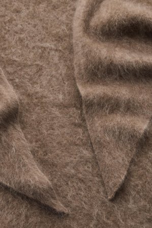 COS Women's Brushed-Cashmere Triangle Scarf in Brown