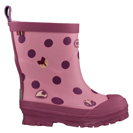 Viking Footwear Kid's Hidden Animals Children wellington boots Pink 22