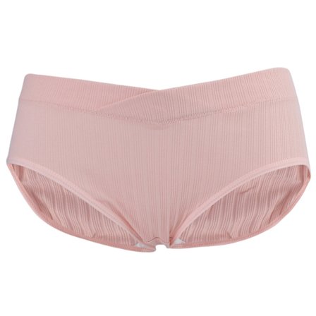 Gravide Kvinder Lav Talje Åndbar Blød Elastisk Undertøj Pink Størrelse XL