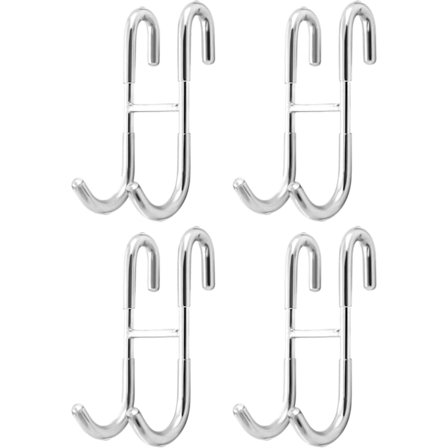 Paket med 304 Rostfritt Stål Lätt Duschkabin Väggkrok, Glas Badrum Dusdörr Krokar, Badrum Duschväggkrok