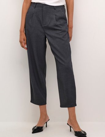 Kaffe Kamerle Pants Cropped - Grey - 34