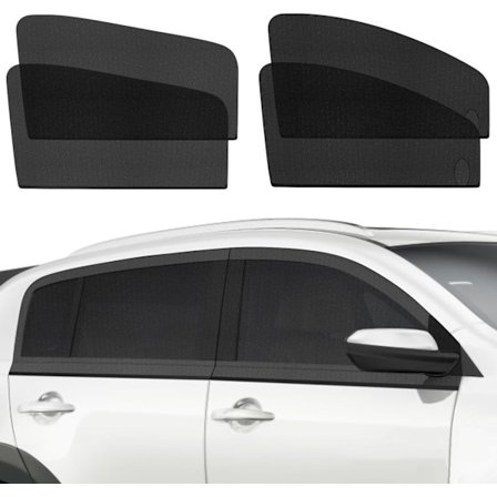 4 kpl auton ikkunasuojat, aurinkosuojat ja hyttysverkot lasten/vauvojen/aikuisten/lemmikkien suojaamiseen - F