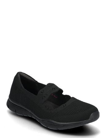 Women Seager Cute N' Coy Black Skechers