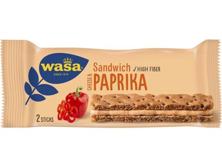 WASA Knäckebröd Paprika 37g - Lyreco - Kök och servering - Ätbart - Kakor och bröd