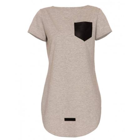 YULIYA BABICH T-shirt szary, kobieta, XS