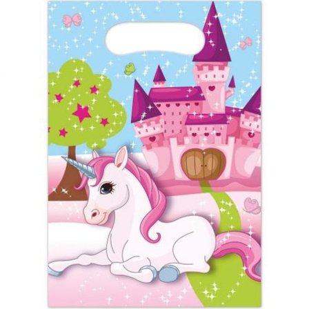 Enhörning Slott Godispåsar 6-pack