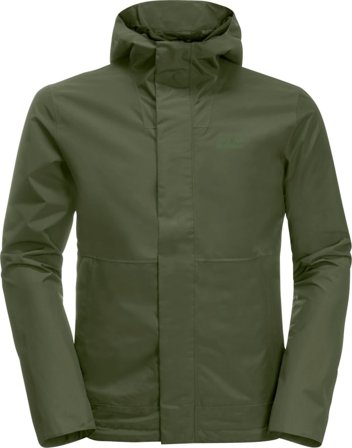 Jack Wolfskin Men's Baydream Jacket Men rain jackets Green S
