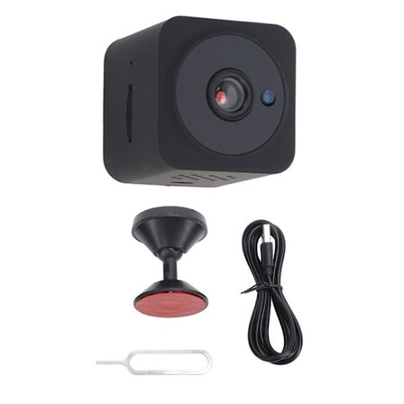 Mini Trådlös WIFI Säkerhetskamera 2-vägs Samtal 1080P HD Mörkerseende Kompakt Babyvakt