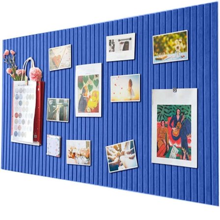 Selvklæbende fotoplade - dekorativ kork- og vægpanel, opslagstavle, akustikpaneler til fotos og beskeder, til hjem og kontor