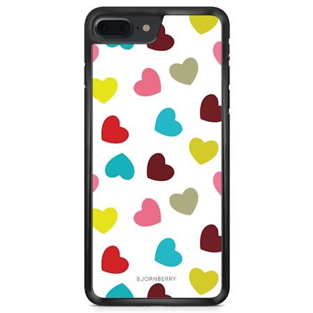 Bjornberry Skal iPhone 8 Plus - Hjärtan