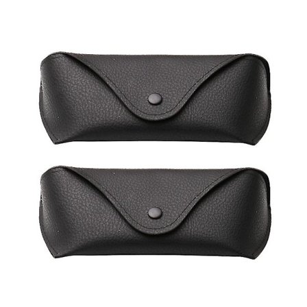 2 stk. Brilleetuier Klassisk Oxford-stoff Litchi-korn Anti-trykk Solbrilleboks