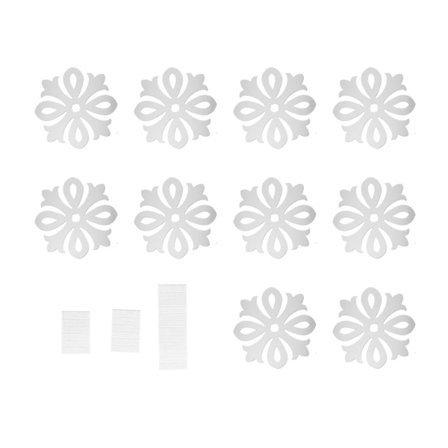 SBSGV DIY Moderne Loftmærkat Spejlvægklistermærker til Stue TV Baggrund Vægdekoration Sølv