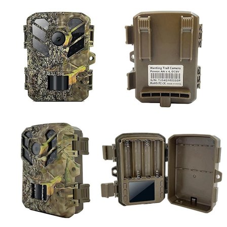 Utomhus Högupplöst Spårningskamera Åtelkamera Full HD 1080p 24MP Infraröd Induktion Mörkerseende Vattentät