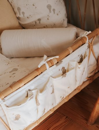 That's Mine Louis Bed Pocket - White - 22X26CM