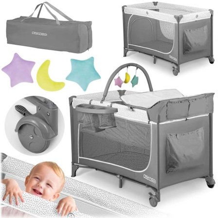 Rejseseng 125x65x78 cm RK-241 Grå