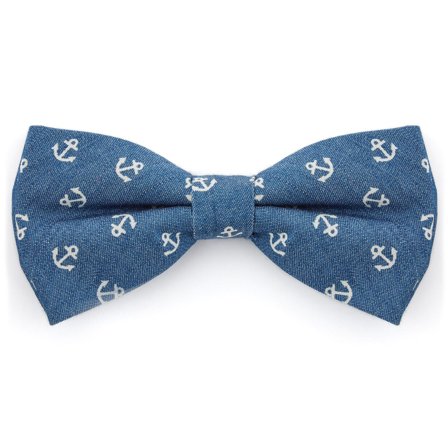 Sininen ankkurirusetti miehille - Solmitut rusetit