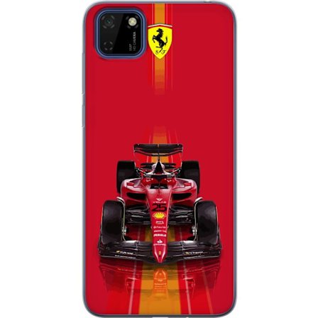 Yhteensopiva Puhelinkuori Huawei Huawei Y5p Ferrari Formula 1 -auto ikonisessa punaisessa muotoilussa urheilullisella tarkkuudella