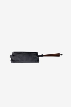 Carl Victor - Grillpanne i støpejern 28x28 cm - Svart - Stekepanner & grillpanner - Fra Homeroom